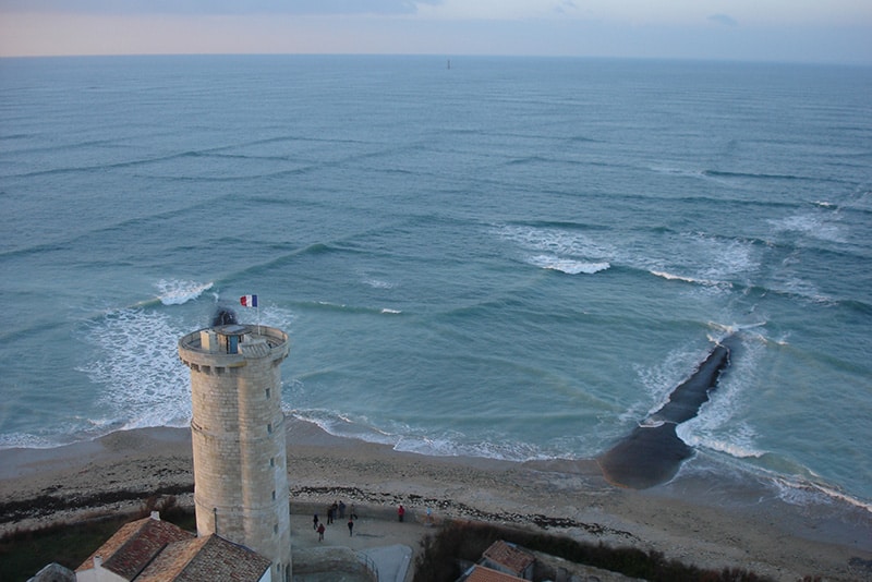 cross sea at ile de re, france